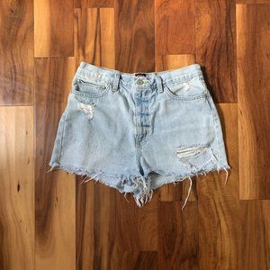 Urban Outfitters High-Rise Girlfriend Shorts Size 30